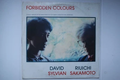 David Sylvian, Ryuichi Sakamoto – Forbidden Colours 12" Single, Aus '83 Original - Image 1 of 2
