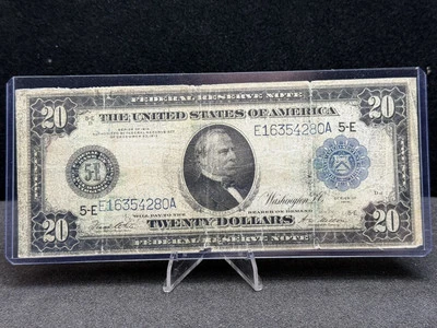FR. 983a 1914 $20 TWENTY DOLLARS FRN FEDERAL RESERVE NOTE RICHMOND, VA Z30 - Image 1 of 2