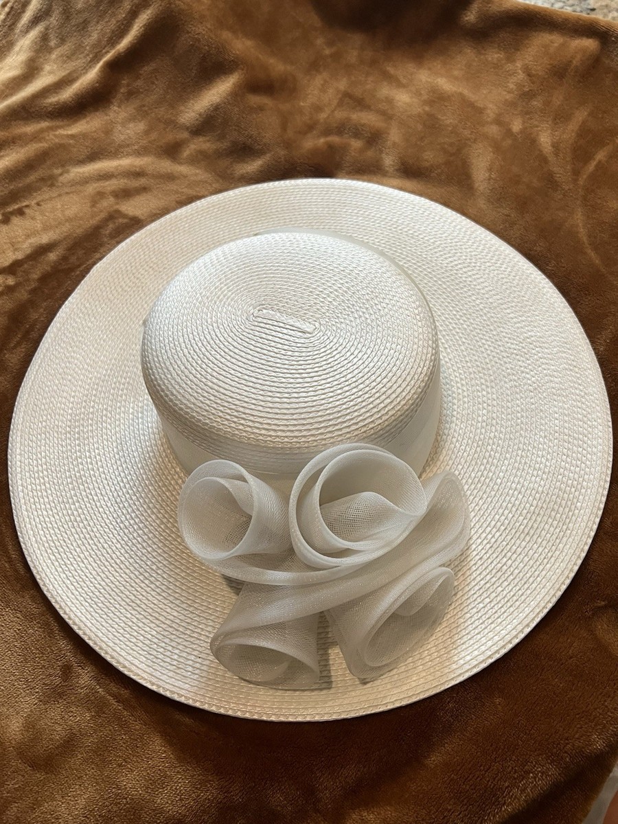 Sombrero Fieltro Hombre Sombrero De Fieltro Blanco Para Mujer - Ala Ancha,  Elegante Para Eventos Formales Sombreros De Fieltro, image size:900x1200