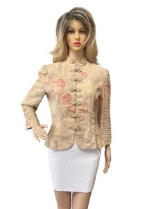 Ralph Lauren Linen Women Jacket/shirt M Beige  - Picture 1 of 7