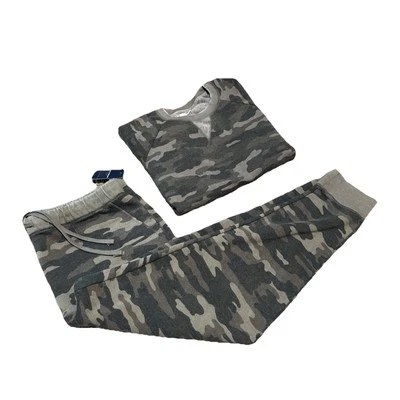 Lucky Brand Jogger Sweatshirt Set Large Camo - Изображение 1 из 4