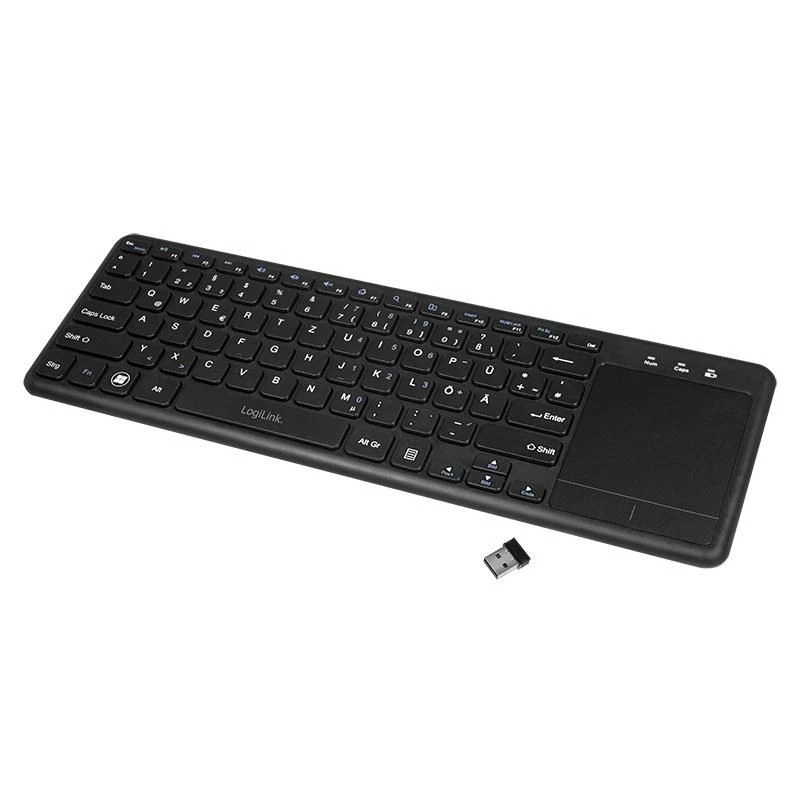 LogiLink ID0188 Keyboard Rf Wireless Qwertz  Black German ~E~ - Bild 1 von 1