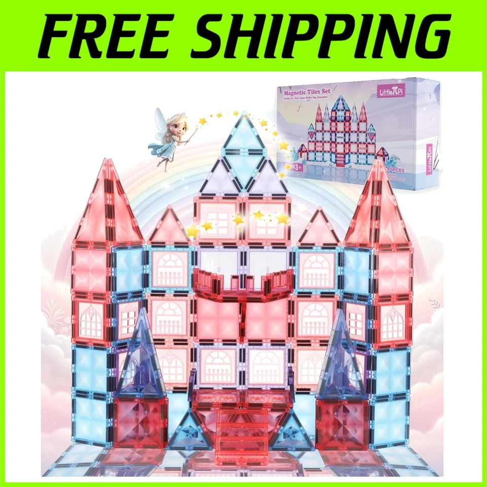 Toddler Magnetic Blocks - Educational Princess Castle - Image 1 of 4