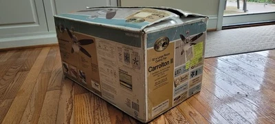 Carrolton II 52 in Large Room. LED Indoor Brushed Nickel Ceiling Fan - Image 1 of 4