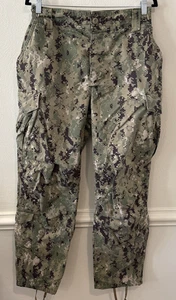 US Navy Pants 33 Short Working Uniform Type III Trouser Ripstop Camo NWU - Picture 1 of 3