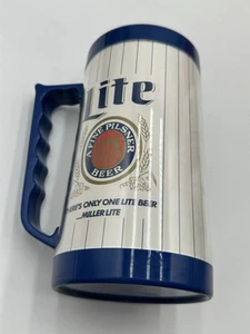 Taza de cerveza de plástico vintage Lite Beer Chicago Cubs de 12 oz jarra - Imagen 1 de 4