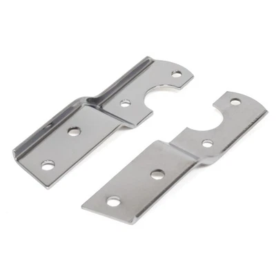 PAR DE SUPORTE DE LANTERNA TRASEIRA CROMADO 1960-1966 Chevrolet Suburban - Imagem 1 de 3