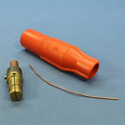 Leviton Orange 16 Series tipo câmera macho plugue vulcanizado amplificador alto 235A 16V21-O - Imagem 1 de 4