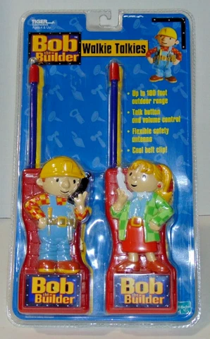 2001 TIGER Bob The Builder Bob and Wendy Walkie Talkies-SEALED!!! Cover