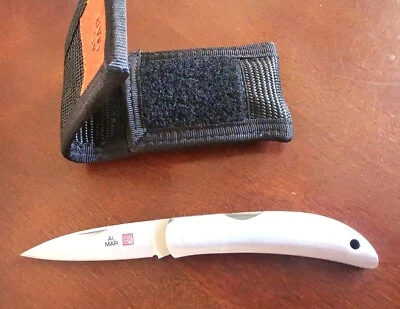 Al Mar Vintage NOS Hawk Folding Knife 2.5"  Blade w/SS Handle made in SEKI Japan - Image 1 of 4