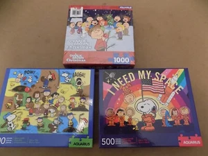 Ein Charlie Brown Weihnachten Weltraum Puzzle Peanuts Snoopy Schultz x3 - Bild 1 von 13