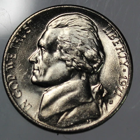 1971-D Full Step FS Gem BU Jefferson Nickel (SP) Cover