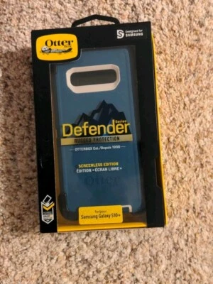 Cubierta Trasera Serie OtterBox Defender - Azul Big Sur - Samsung Galaxy S10+ Foto 1 de 2