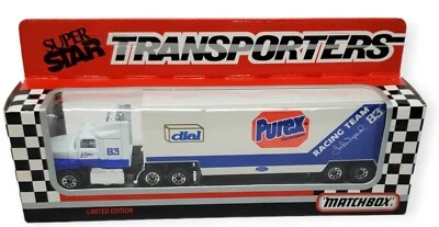 Matchbox Superstar Transporters DIAL PUREX Racing Lake Speed 1993 Ltd. Ed. NIP - Image 1 of 4