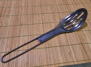 Antique Rumford Cake Mixer Cream Whip Slotted Kitchen Utensil Spoon Promotional  - Picture 1 of 3