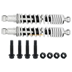Front Shocks Gas Absorber For 1987-2006 Yamaha YFZ350 Banshee 350 Springs White - Picture 1 of 10