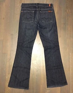 SEVEN FOR ALL MANKIND FLIP FLOP FLARE USA JEANS WOMAN'S SIZE 27 - Picture 1 of 12