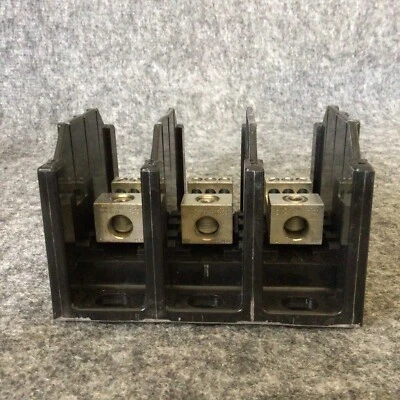 Eaton Bussmann 16321-3 600V, 3-Pole, 175 A Power Distribution Block 163 New - Image 1 of 4