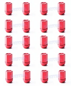 SPOON SPORTS CIVIC FN2 TYPE-R RED Light Weight Wheel Nut 20 pcs set - Picture 1 of 1