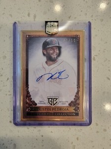 2023 Topps Gilded - Dustin Pedroia - Gallery Of Gold Auto /50