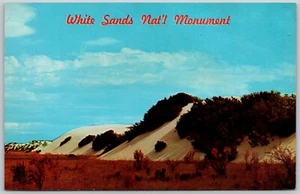 Postcard New Mexico White Sands National Monument near Alamogordo Gypsum NM - Picture 1 of 2