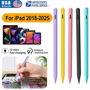 Stylus Pen for iPad (2025-2018), Pencil for iPad 11th A16/10/9/8/7/6 Gen,Air/pro - Picture 1 of 16