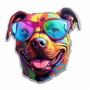 Autoaufkleber Sticker Pit Bull Terrier Aufkleber - Bild 1 von 1