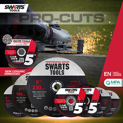 Swarts Tools Angle Grinder Cutting Discs - Thin Cut Off Wheels Disks For Metal • 1,724.71£