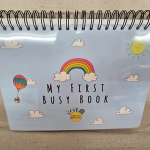 Busy Book for Kids Montessori Sensory Educational Toy Toddler Preschool Activity - Picture 1 of 21