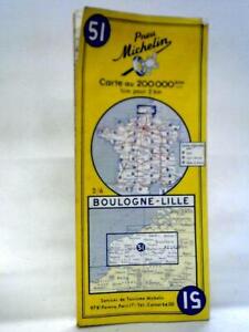 Carte Michelin 51 Boulogne - Lille (Michelin) (ID:52108)