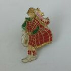 Vintage Colorful Bag Pipe Player Hat Pin