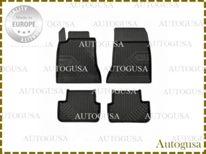 NEW LHD BLACK RUBBER FLOOR MATS LINERS FOR MERCEDES BENZ C117 2013-2019 CLA-CLAS - Picture 1 of 4