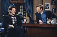 Diedrich Bader And Host Conan Obrien On Conan Obrien 1993 Tv Old Photo