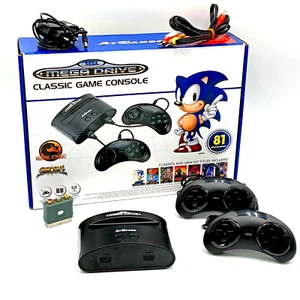 Sega Mega Drive mini Classic Game Console (81 Giochi) con SCATOLA e 2 CONTROLLER - Foto 1 di 22