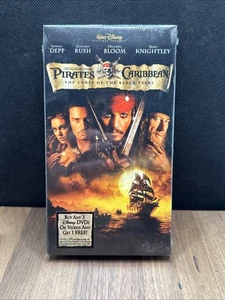 Pirates of the Caribbean: The Curse of the Black Pearl (VHS) Rare NEW / SEALED - Picture 1 of 6