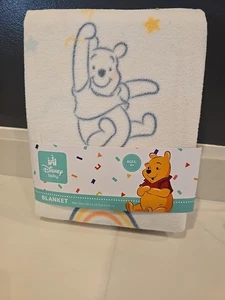 Manta polar Disney Baby Winnie the Pooh arco iris y estrellas 36x35,5 pulgadas edades 0+ nueva - Imagen 1 de 4