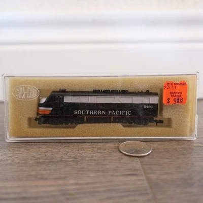 N Scale Con Cor 2486 Dummy Southern Pacific Black Widow Locomotive - Image 1 of 2
