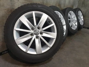 Original VW Polo 6R 6C Tosa Alufelgen Winterreifen 185/60 R 15 Falken 6C0601025 - Bild 1 von 12