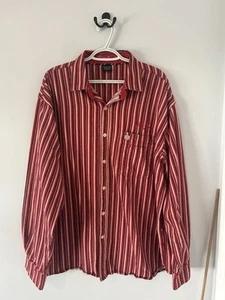 VTG  Phat Farm Shirt Mens XXXL RED Multicolor 90s Hip Hop Streetwear Logo Rare - Picture 1 of 7