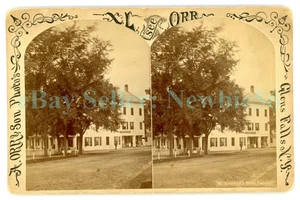 Luzerne NY - ROCKWELLS HOTEL - A. Orr Large Mount Stereoview - Picture 1 of 2