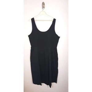 Pact Fit & Flare Black Tie Back Dress Women's Size XXXL NWT - Picture 1 of 7