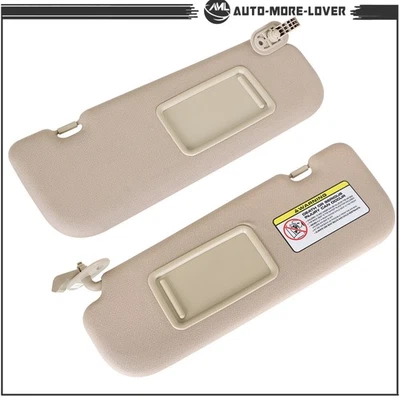 Parasol pasajero derecho y conductor izquierdo con espejo para Hyundai Elantra MD 2011-2015 Foto 1 de 4