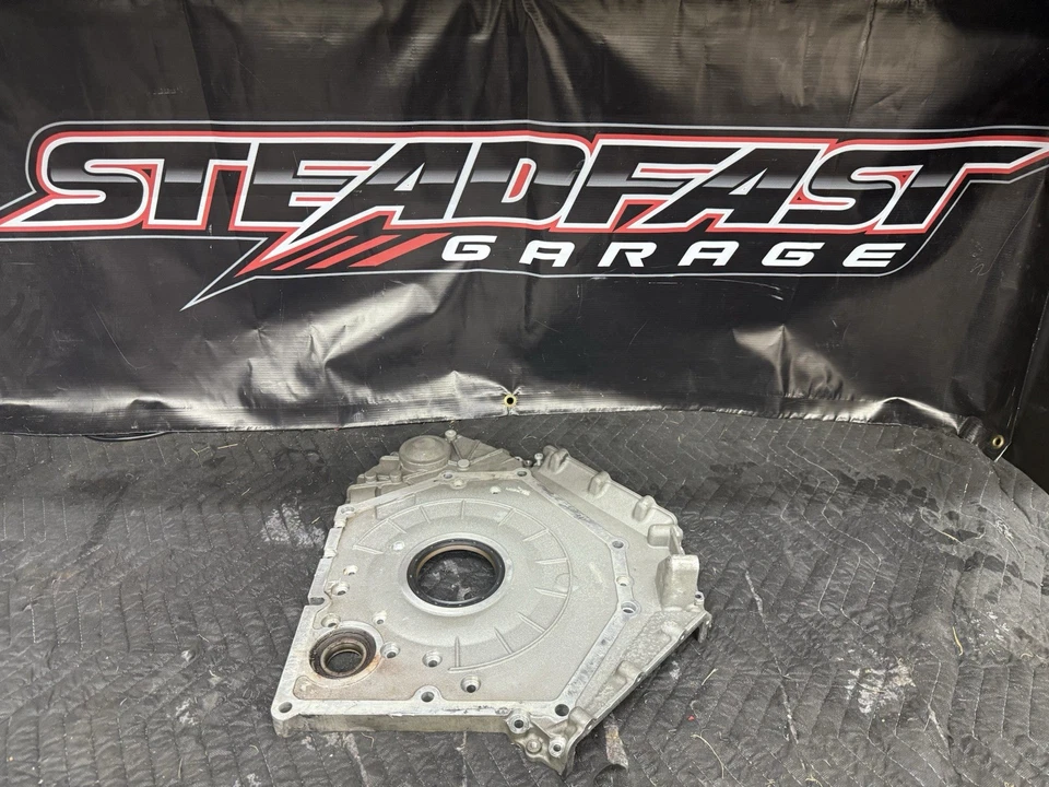 5.2l V10 Engine Timing Chain Cover Plate 07L103173 OEM Audi R8 Lms Gt4 2018 - Image 1 of 4