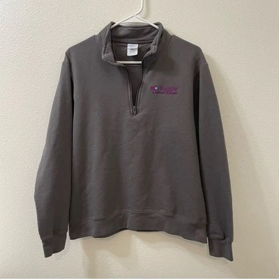 Jaqueta Toggle Insurance a Farmers Company quarto zíper cinza média - Imagem 1 de 4