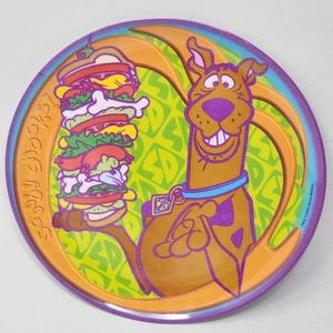 Scooby Doo 8" Melamine Kids Plate Dish Zak Designs 2000 Sandwich Scooby Snacks - Picture 1 of 7