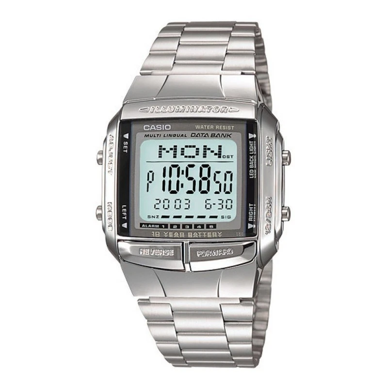 CASIO VINTAGE Mod. DATA BANK - ILLUMINATOR, TELEMEMO, 10 YEAR BATTERY - Immagine 1 di 1
