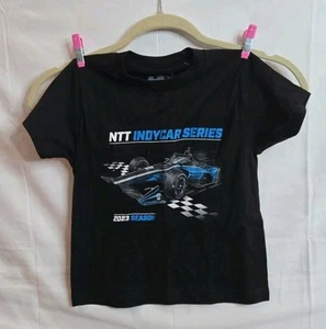 Indycar Youth Size Xsmall Black NTT Indycar Series 2023 Season Graphic T-Shirt - Picture 1 of 5