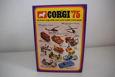 B93 CATALOGO CARTELLA VOLANTINO CORGI TOYS 1975 ECC. COND. - Immagine 1 di 4