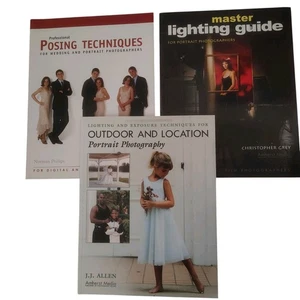 Photography Books Lot Master Lighting Guide Outside Portrait Posing Wedding Nice - Imagen 1 de 8