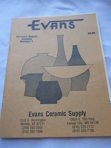 Evans Ceramic Supply 1987 Catalog with Price List - Bild 1 von 1